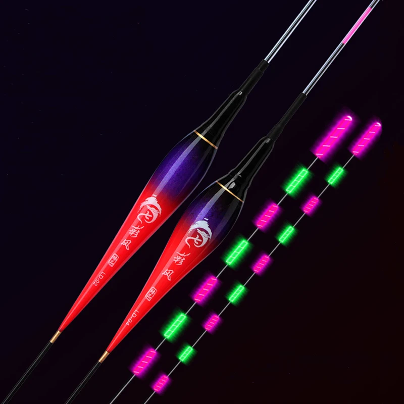 Funhe рыболовный поплавок отличные визуальные светодиодные светящиеся поплавки