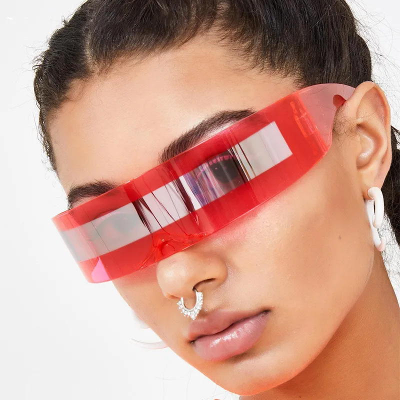 Мужские и женские цельные очки Future Soldier личличностные очки UV400 супер-популярные модные вечерние очки Gafa de sol