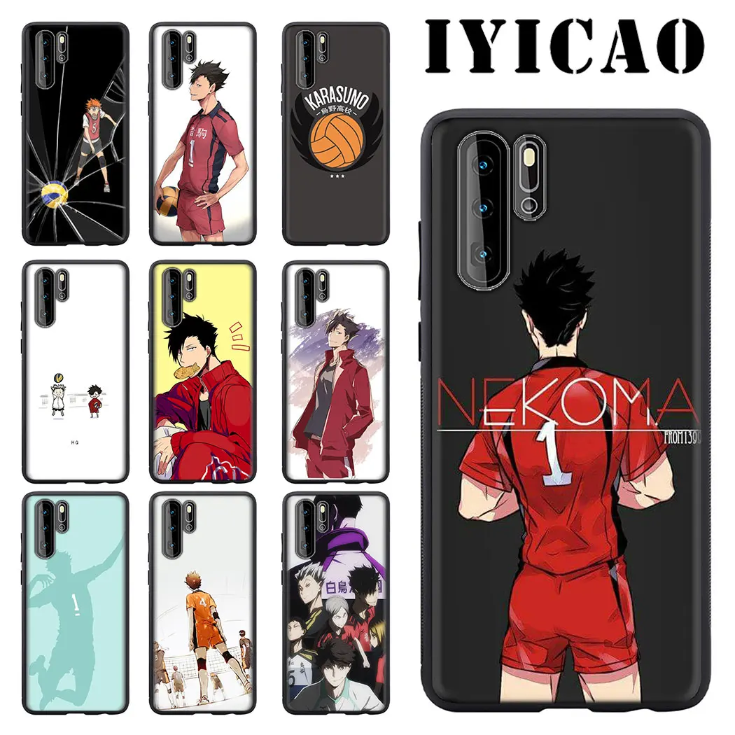 IYICAO Nekoma Karasuno мягкий телефон для huawei P8 P9 P10 P20 P30 Lite Pro P Smart Z Plus 2019 чехол |