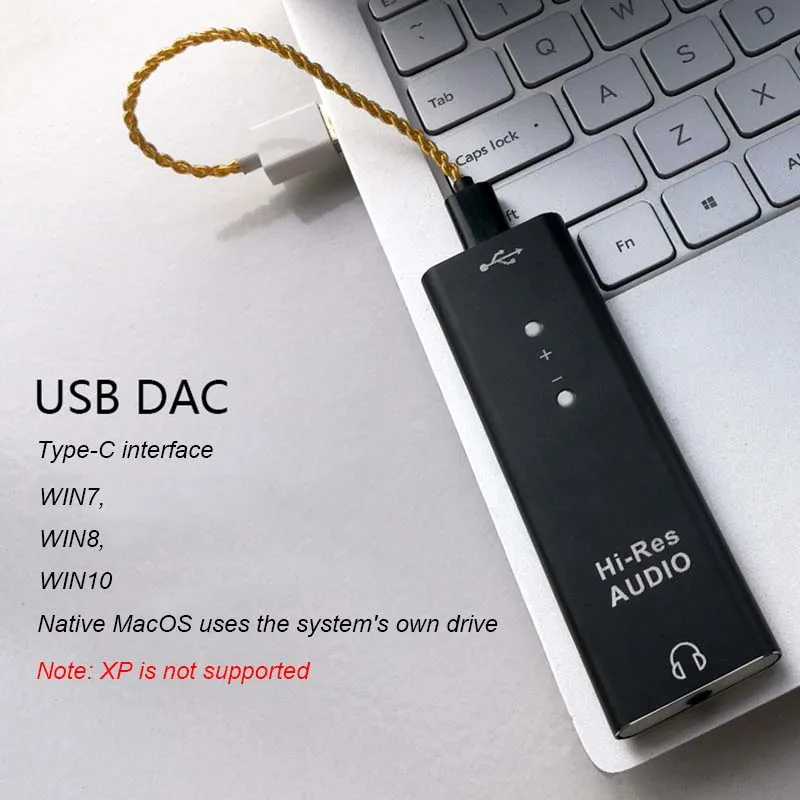  Lusya ES9038Q2M headphone amplifier audio DAC decoder SA9227 type-c portable HIFI computer DSD252 G