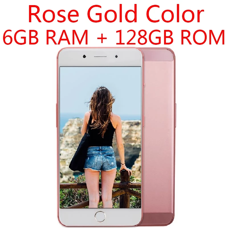 YU FLY F9 4G смартфон 4 Гб 64 Гб 6,0 дюйма 2K экран Snapdragon 653 Восьмиядерный двойной задний 16 Мп+ 16 МП отпечаток пальца 4180 мАч Android 7,1 - Цвет: Rose Gold 6G 128G