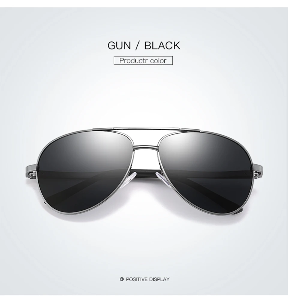 ELITERA New Design Aluminum Frame HD Polarized Sunglasses For Men UV400 Protection