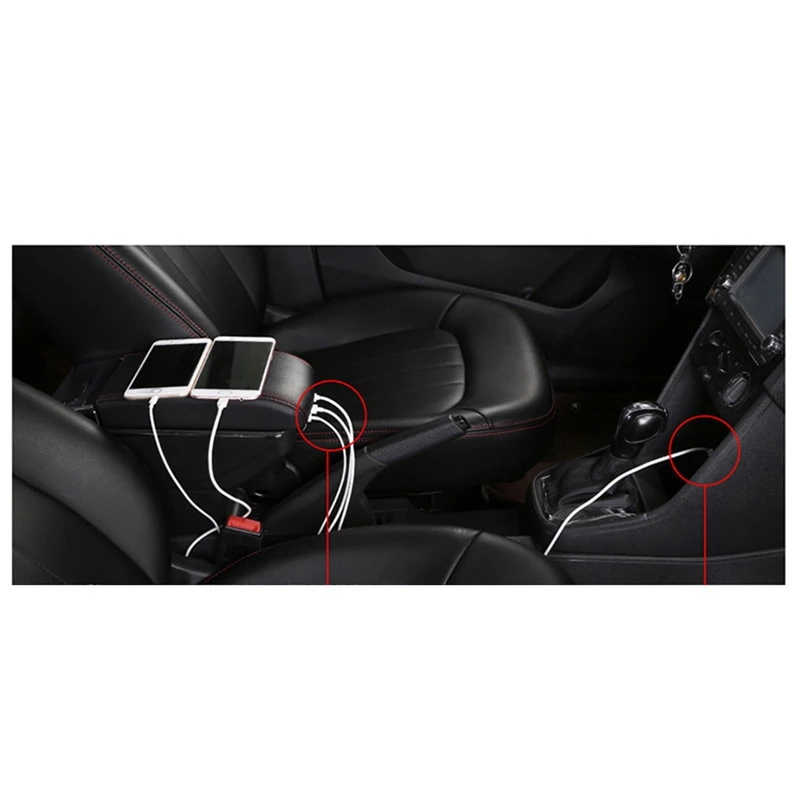 Для Renault Duster подлокотник коробка центральный магазин содержание коробка держатель стакана, пепельница интерьер автомобиля-Стайлинг украшения Аксессуары