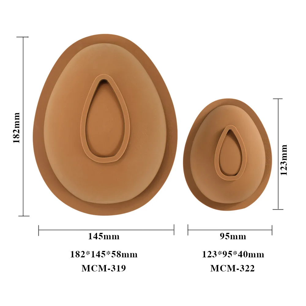 Easter Egg Mold Chocolate Mould Silicone Popsicle Tray DIY