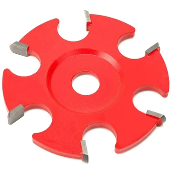 

SHGO HOT-100Mm Root Carving Wood Tea Table Tea Tray Tea Table Blade To Hit the Embryo Plane Polishing Tool Six Tooth Blade Diggi