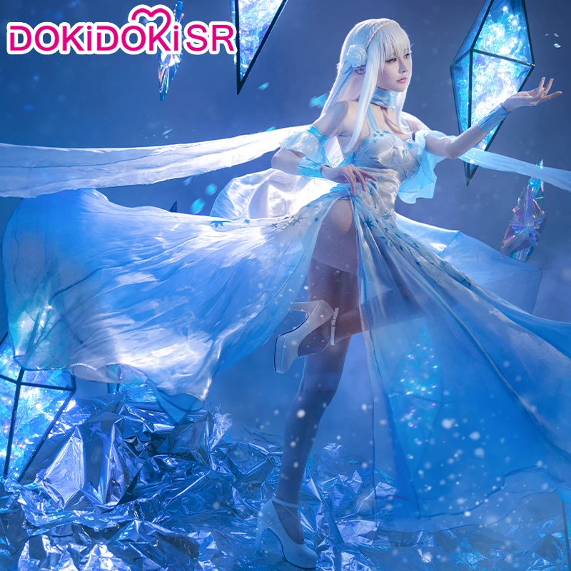 DokiDoki-SR аниме вновь ноль Emilia Косплэй Для женщин Re: жизнь в другой мир от нуля костюм