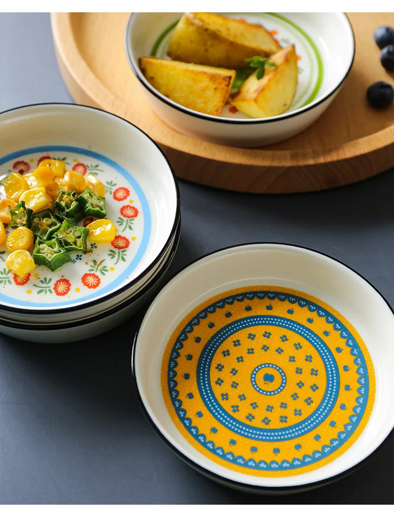 Lovely Ceramic Dinner Plate Mini Snack Dessert Tray Small Seasoning Vinegar Soy Sauce Dish Food Container Bowl Porcelain Tableware (10)