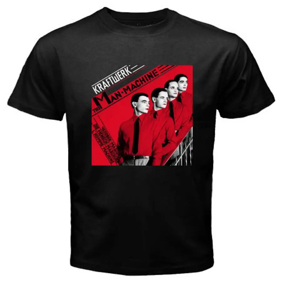 Kraftwerk Мужская машина электронная полоса Легенда Черная Футболка размер S 3Xl |