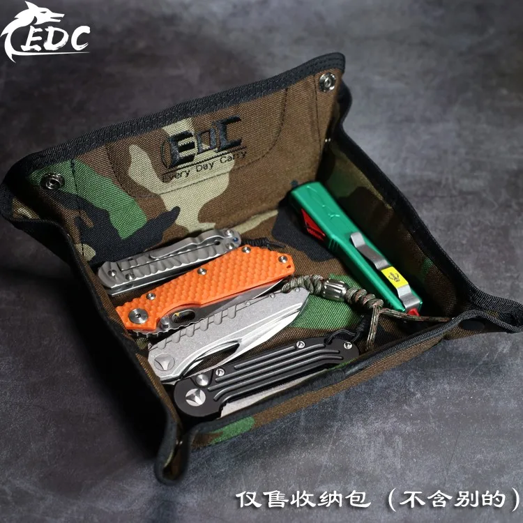 

A118 EDC tool storage bag Multi-function tool bag Folding storage 1000D sundries storage tray