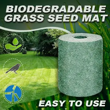 

20x1000cm Biodegradable Lawn Grass Seed Germination Mat Plant Nutrient Carpet adding highly concentrated plant nutrient solution