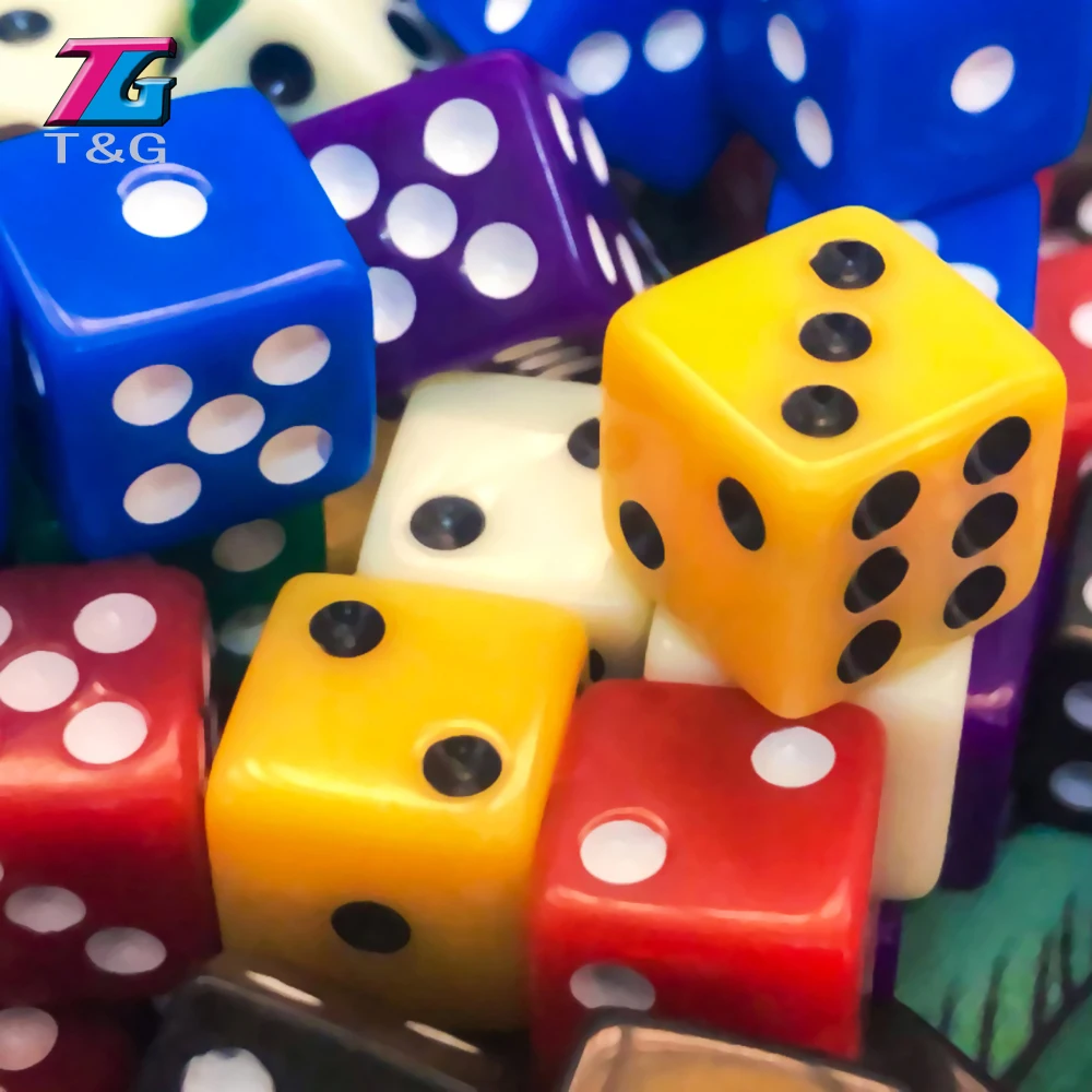 10 шт. пластиковые белые игральные кости 12 мм 7 цветов|white dice|game dicedice 12mm |