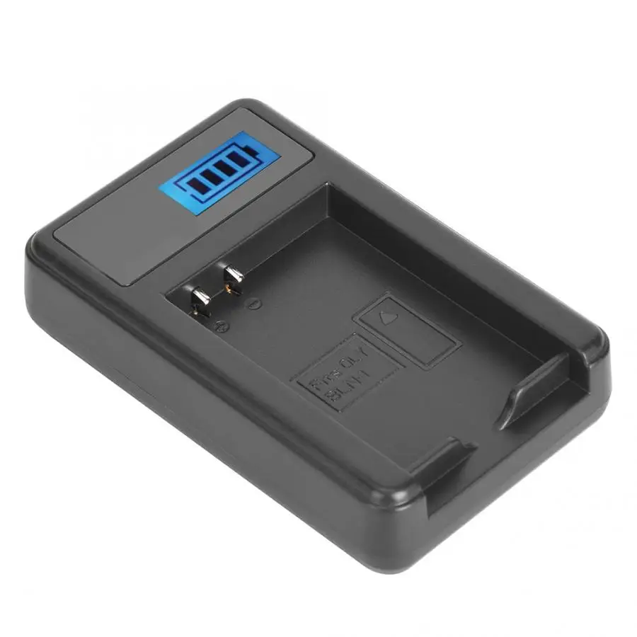 Черный ЖК-дисплей BLN1 зарядное устройство один слот с USB портом для камеры цифровые батареи