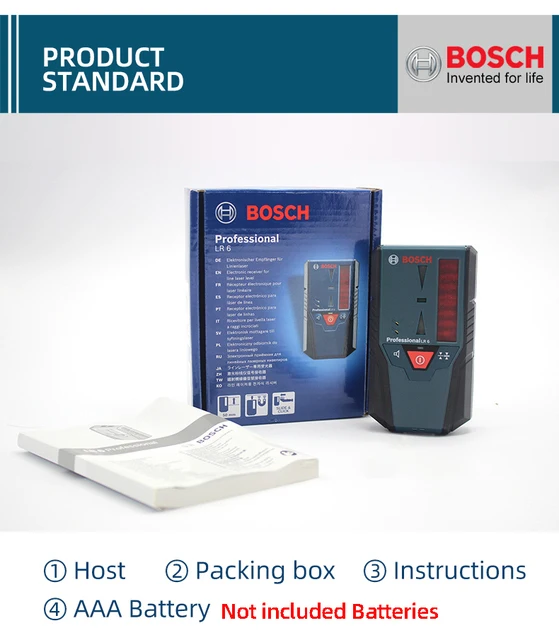 BOSCH Professional Laser level Receiver LR6/LR7 Red Green Line Receiver