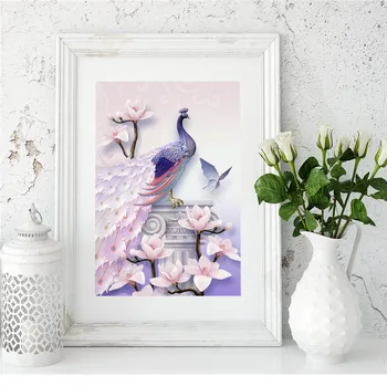 

Canvas Painting Wall Flowers and birds#r Posters and Prints Wall Pictures for Living Room Decoration Home Decor20-0630-44