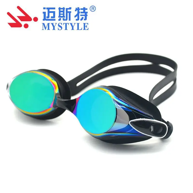 

New Style Adult Electroplating Goggles Waterproof Anti-fog High-definition for Both Men And Women Goggles Silica Gel Swimming Gl