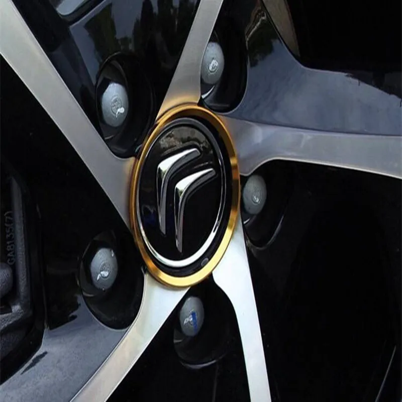 Автомобильные Стайлинг колеса Cartwheel круг покрытие наклейки для Citroen C Elysee C4L C6 DS4
