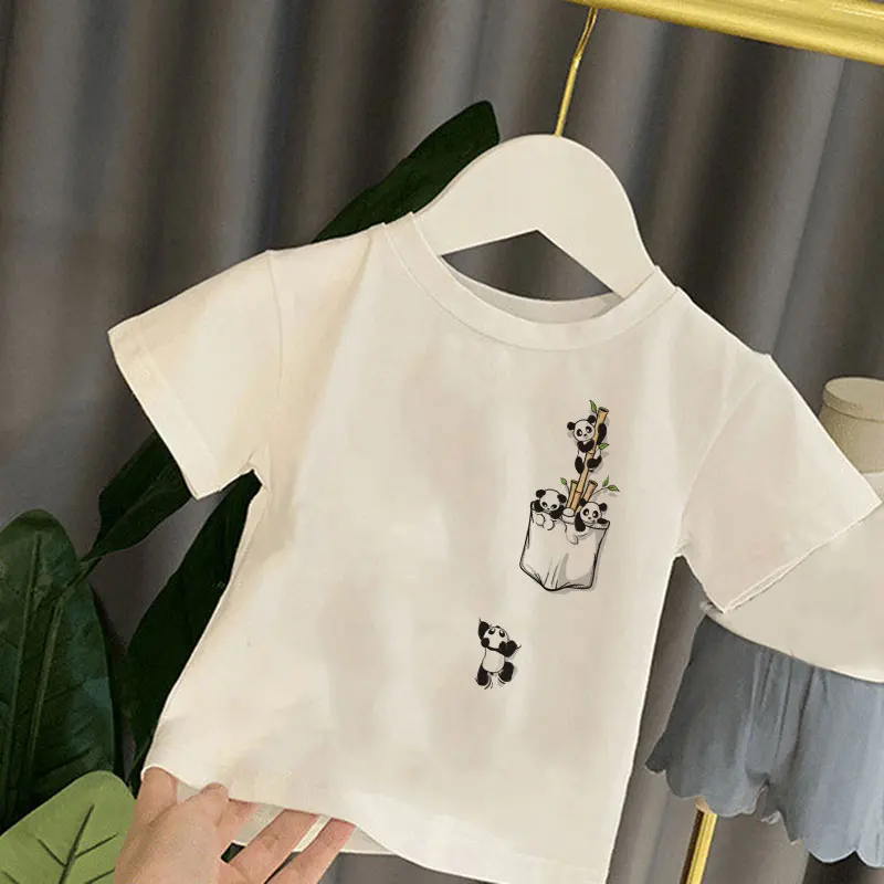 Детская футболка с карманами для мальчиков футболки коротким рукавом и принтом