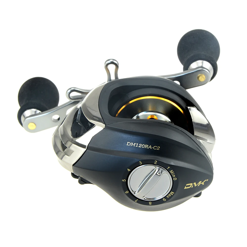 

DM120LA 11+1BB 6.3:1 CNC Fishing Reel Bait Casting Fishing Wheel Left/Right Hand Spinning Reel + One-Way Clutch
