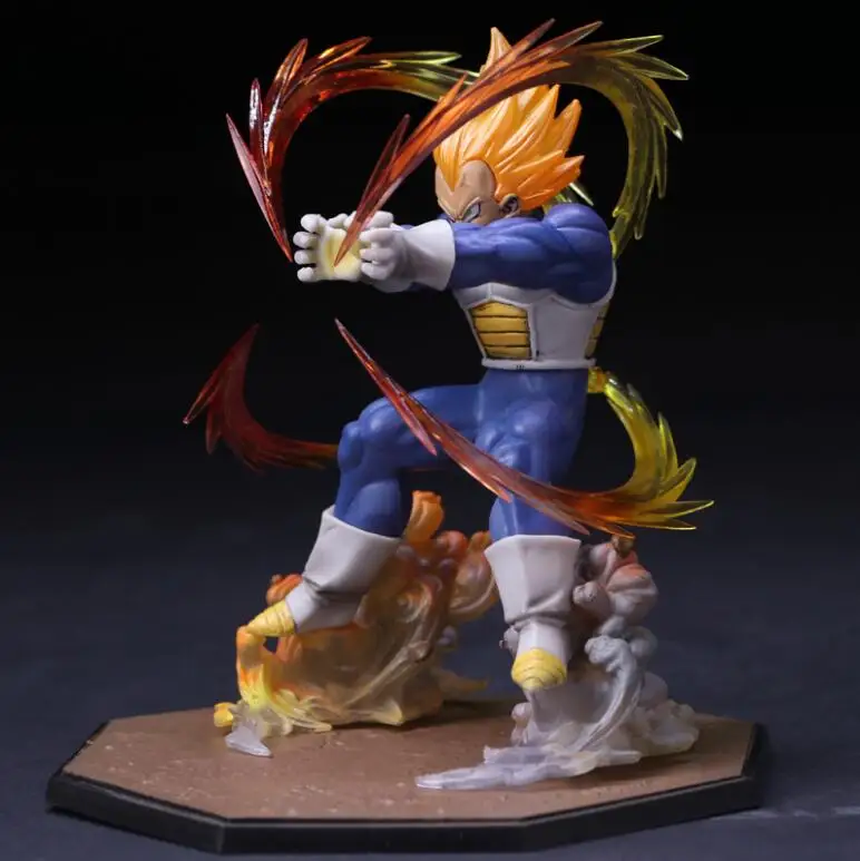 Новое поступление Dragon Ball Z Vegeta DBZ Фигурка 15 см ПВХ аниме - Цвет: Real Boxed