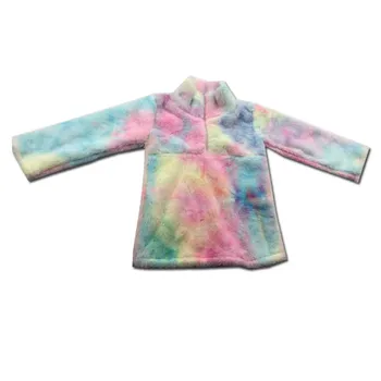 

Amazing quality Baby girl clothes kids wear coat Tie dye sweatshirt winter clothing
