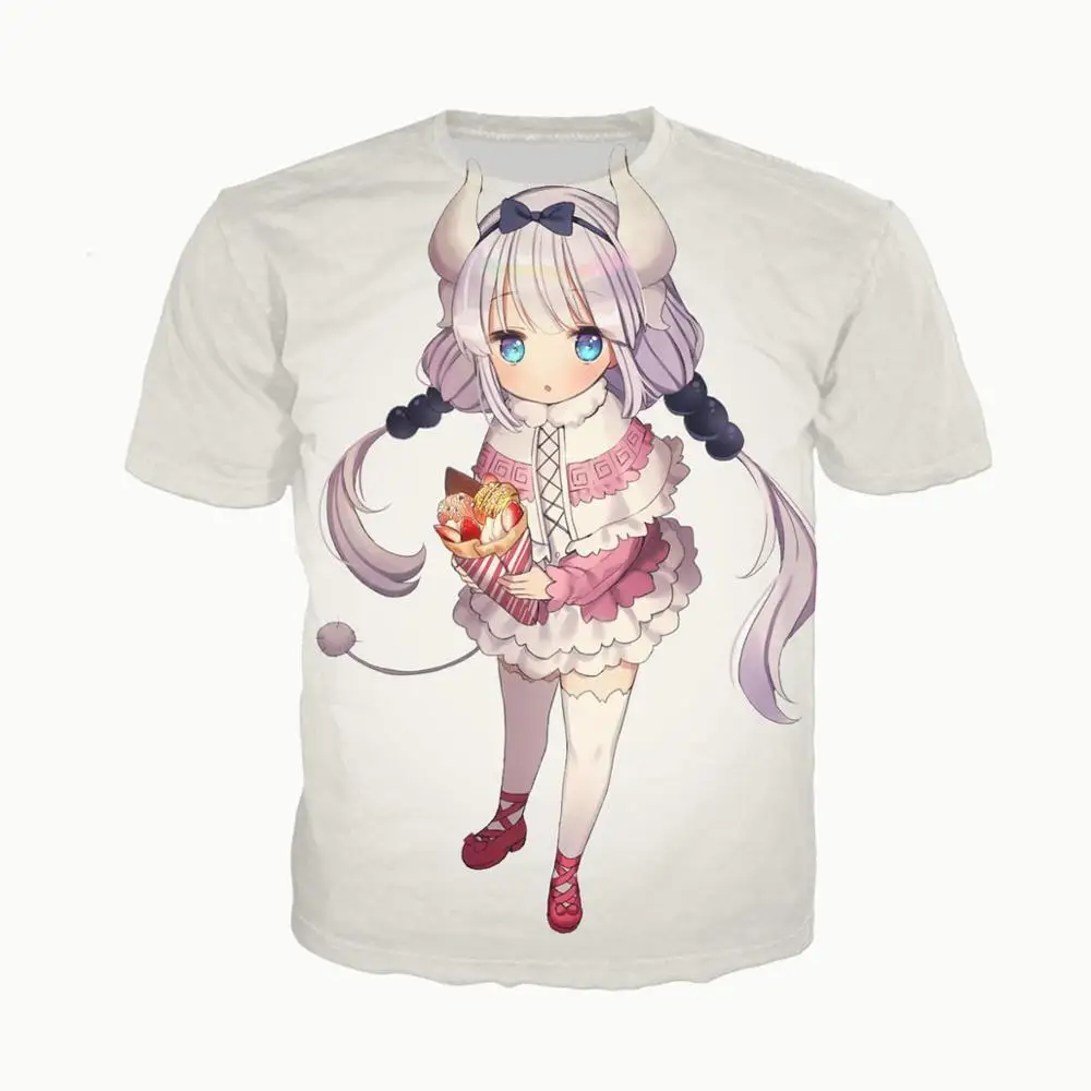 10 SONSPEE, мужская, женская, унисекс Толстовка, 3D принт, Miss Kobayashi's Dragon Maid, футболка с коротким рукавом, футболки, уличная футболка, T23 - Цвет: 10