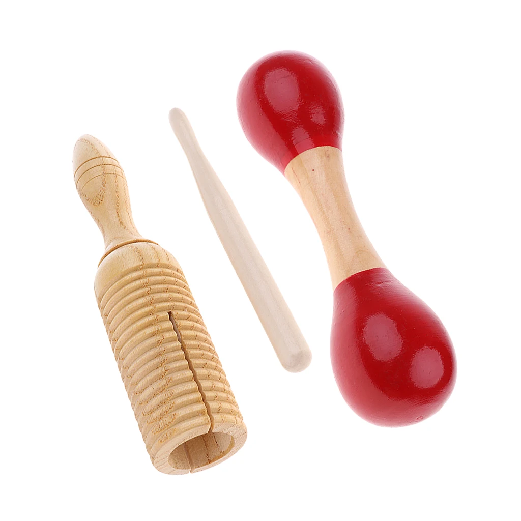 

Single Sound Tube Rhythm Stick+Dumbbell Musical Hand Shaking Rattles for Kids Early Educational Toys