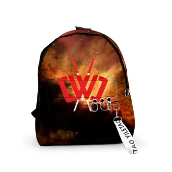 

Anime Chad Wild Clay Hexa Puzzle Backpack Teenagers Student's School Bag Leisure Backpack Boys Girls Travel Bags
