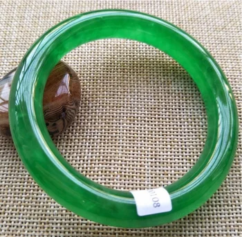 

expensive 58-60mm Certified Natural ice Green Jadeite JADE Bracelet Bangle fine jewelry