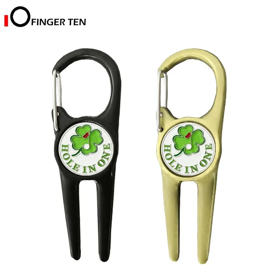 Golf Divot Tool Repair Green Tools with Clip Attaches to Your Golf Bag