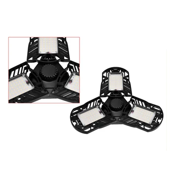 

60W Led Garage Lights Deformable Overhead Basement Adjustable Lamp 6000Lm Super Led Light