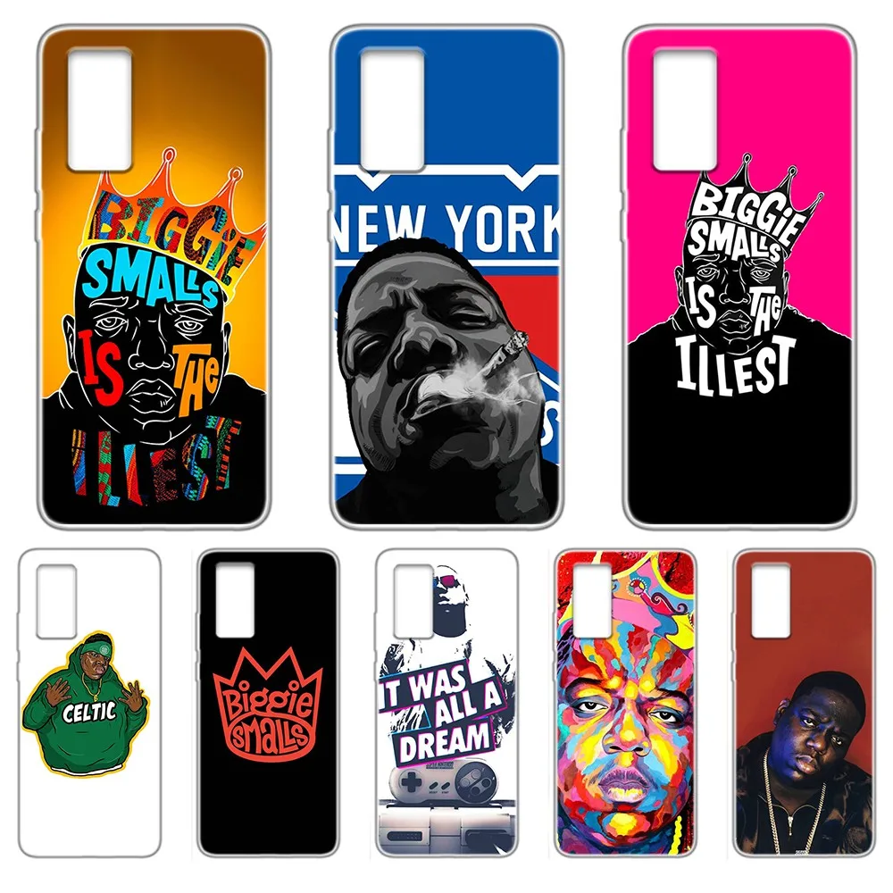 Biggie Smells The Notorious B.I.G. Прозрачный чехол для телефона HUAWEI nove 5t p 8 9 10 p20 P30 p40 P pro Smart 2017 2019