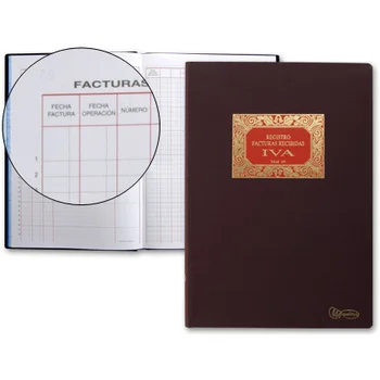 

Miquelrius 5065-Book Miquelrius N. 65 Folio 100 Sheets-Invoices Received