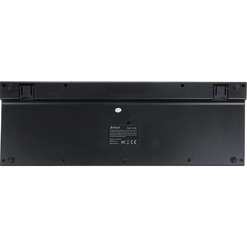 Клавиатура A4 KX-100 черный USB slim Multimedia