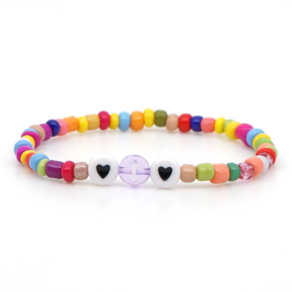 

Shinus Kandi Bracelet For Women Bohemian Trendy Heart Bracelets Boho Beach Jewelry Boho Multi Color Pulsera Mujer 2020 New Gift