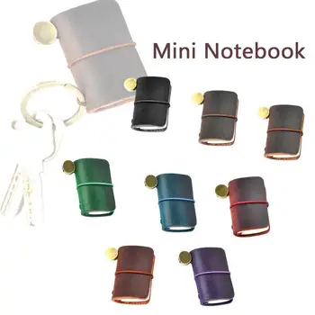 

Handnote Genuine Leather Notebook Mini Cute Travel Decoration For Vintage Pendant Journal Stationery Diary Retro Cute Littl G7D1