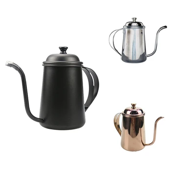 

Coffee Drip Kettle Frothing Jug Coffee Gooseneck Spout Kettle 600ML