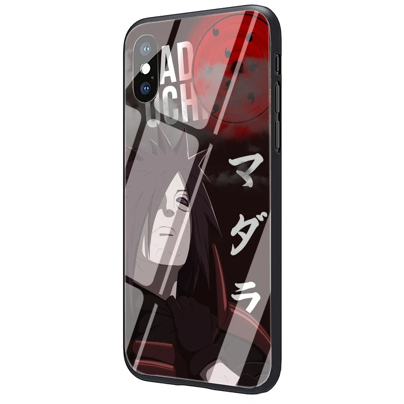 EWAU madara Uchiha Наруто закаленное стекло чехол для телефона iPhone 5 5S SE 6 6s 7 8 plus X XR XS 11 pro Max - Цвет: G4