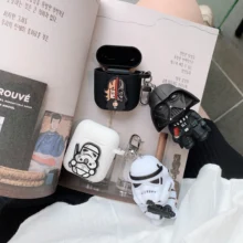 Роскошный чехол Star Wars для Airpods 1 2 Чехол с милым мультяшным рисунком чехол для оригинальных Airpods чехол для Airpod Air pods чехол Coque Funda