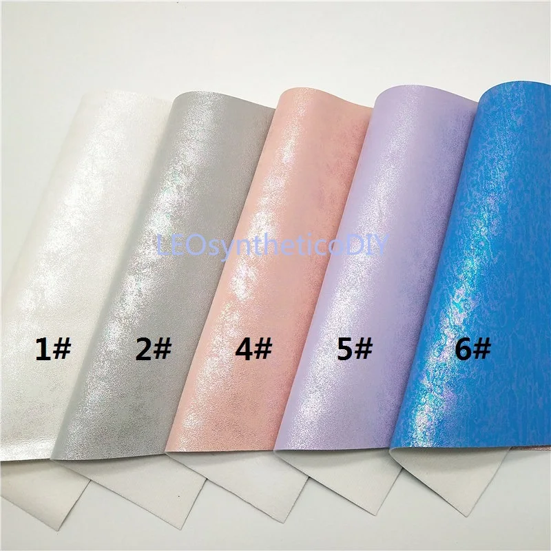 1PCS 21X29CM Synthetic Leather Metallic Iridescent PU leather Fabric for DIY accessories sofa handbags and shoes GM5031B