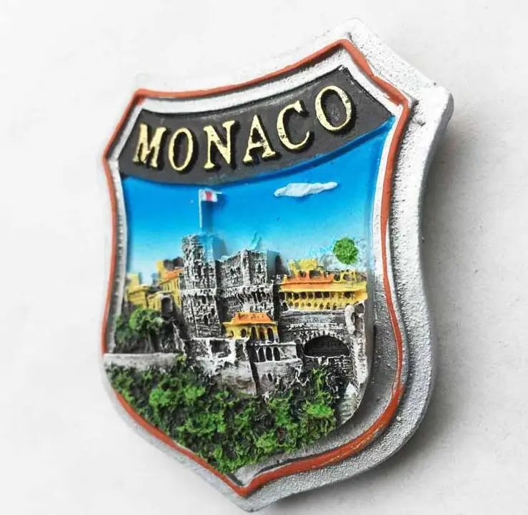 Холодильник магнитный сувенир Monaco древний дворец Замок ориентир магниты на холодильник декоративный холодильник домашний декор