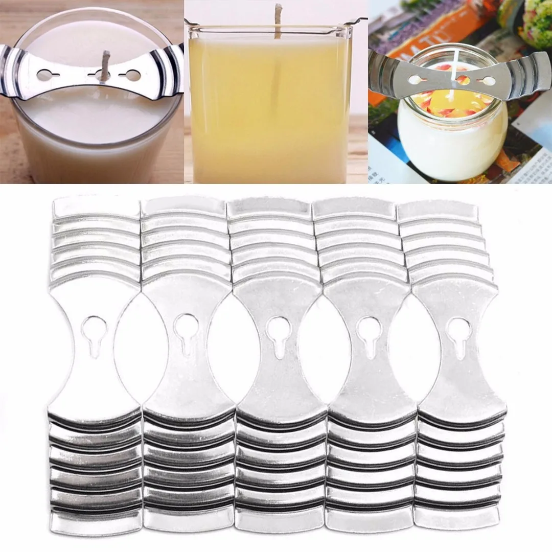 5Pcs  Metal Candle Wick Centering Devices For Candle Making Candle DIY Wicks Holder Three Hole DIY Handmade Accessory