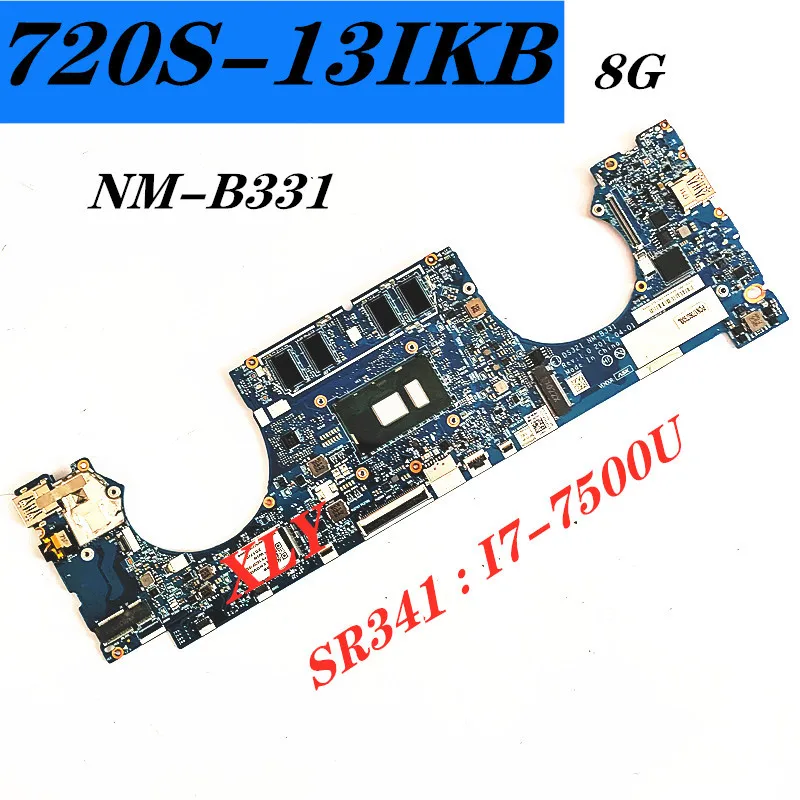 

forLenovo Ideapad 720S-13iKB notebook motherboar NM-B331 I7-7500u RAM 8G 100% functional test free delivery