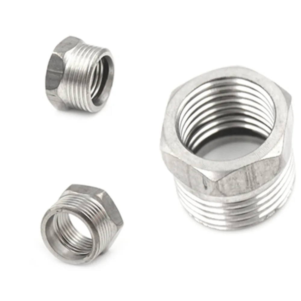High Quality 3/4&quot Male X 1/2&quot Stainless Steel Female Thread Reducer Bushing Fitting SS 304 NPT Pipe 1 Pcs | Обустройство дома