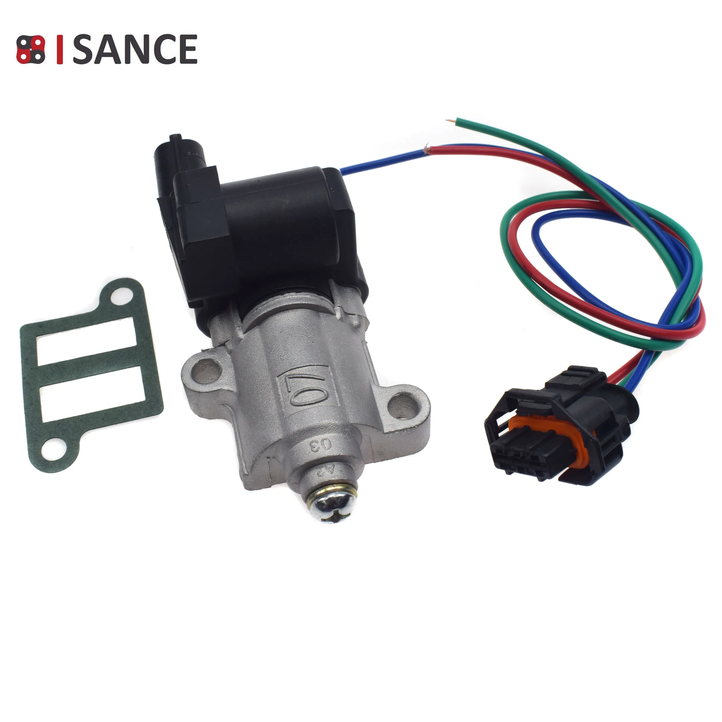 Idle Air Speed Control Valve 35150-26900 35150-26960 & Wring Harness Connector Plug for Hyundai Accent Kia Rio 1.6L 2006-2011