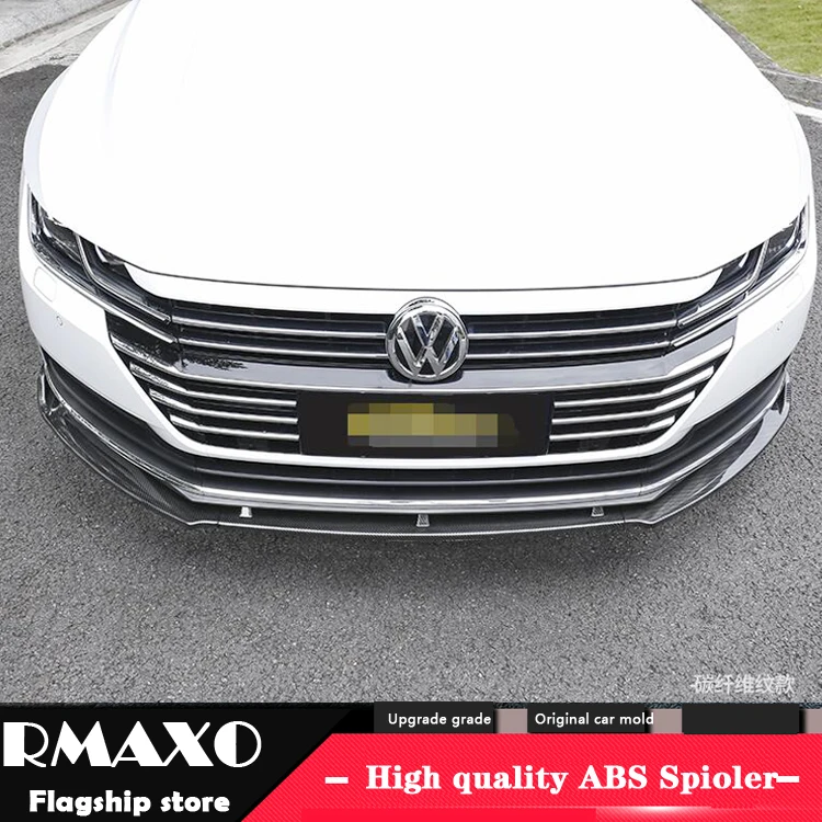 

For CC ABS Rear Bumper Diffuser Protector For 2019 TF Volk swagen CC Body kit bumper rear Front shovel lip rear spoiler