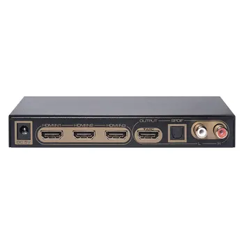 

Hdmi 2.0 Hdmi Audio Extractor Switch 3X1 4K 60Hz Uhd Arc Edid Audio Converter With Spdif L / R Output For Tv Dvd