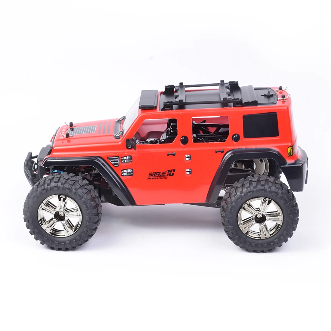 1:14 2,4G 4WD 35 км/ч высокоскоростной Электрический внедорожник RC модель автомобиля для детей школьная игра образование подарок на день рождения-серый красный