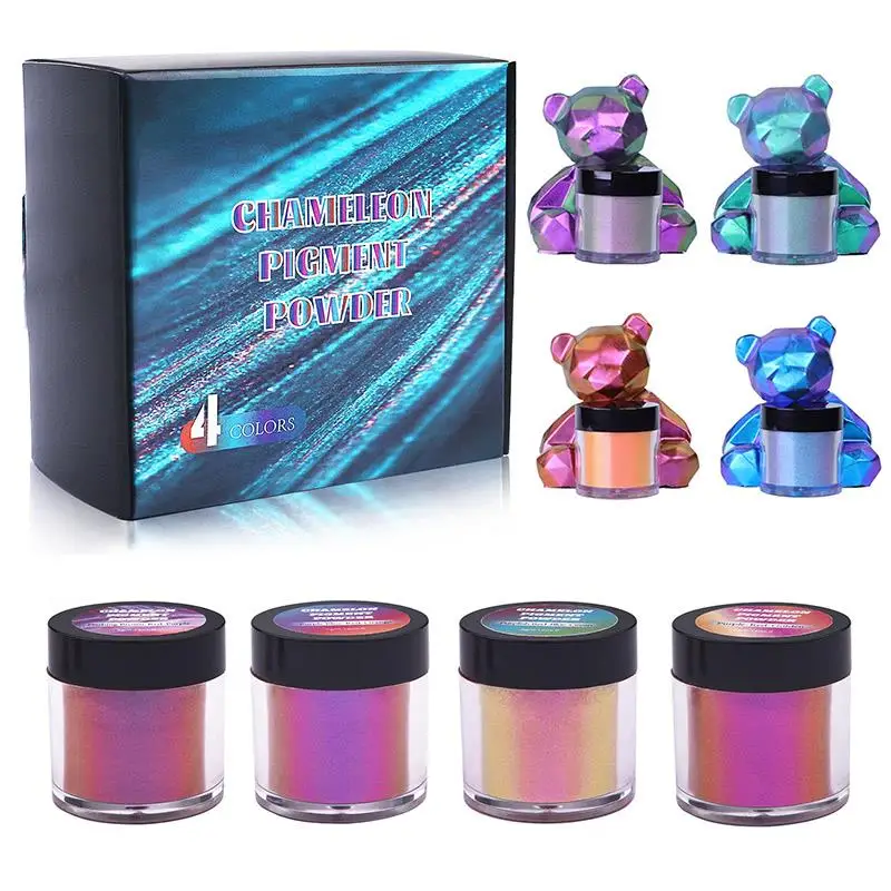 

Зеркальные хамелеоны эпоксидная смола пигмент перламутровый порошок Блестящий волшебный обесцвечиваемый Сделай Сам Изготовление ювелирных изделий полимерная форма для ногтей пигмент