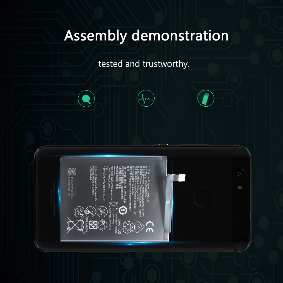 Аккумулятор HB405979ECW 3020mAh Для huawei Nova/Enjoy 6 S/Honor 6C/Honor 6A/Honor 8A/Y5 /P9 Lite мини-батареи