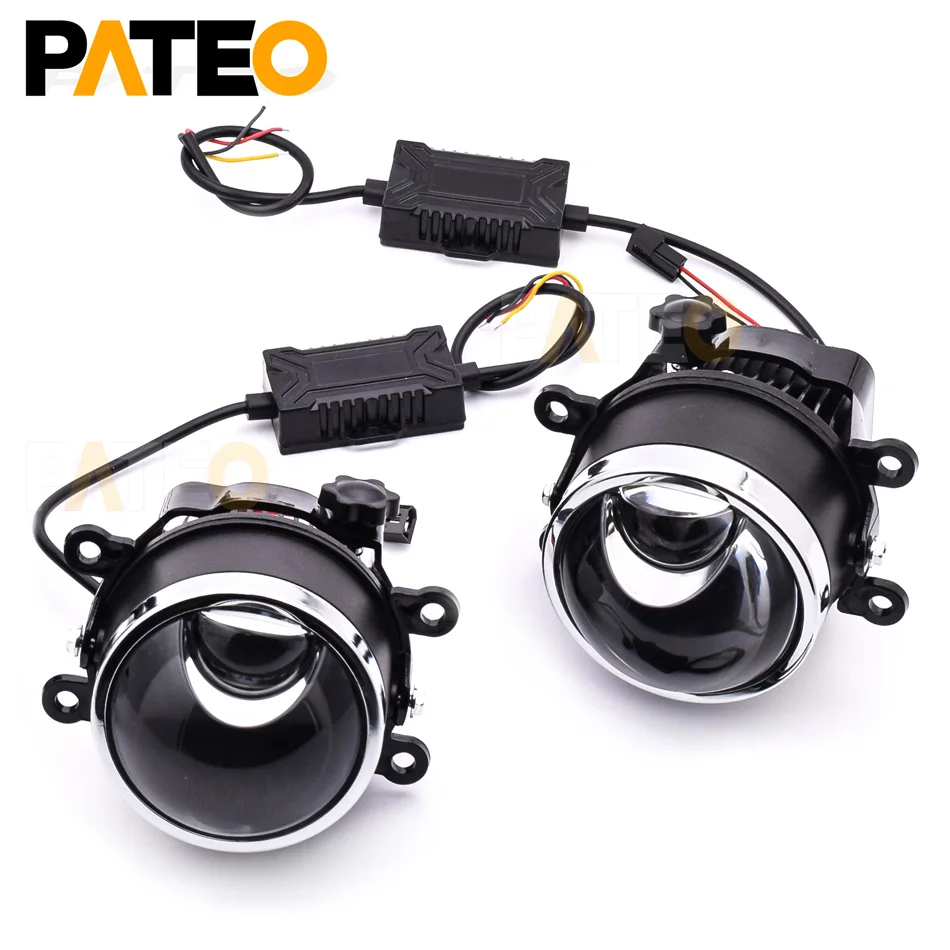 3 0 двухсветодиодный ные Противотуманные фары для Ford Focus 2 MK2 MK3 Fiesta/Renault Megane Retrofit